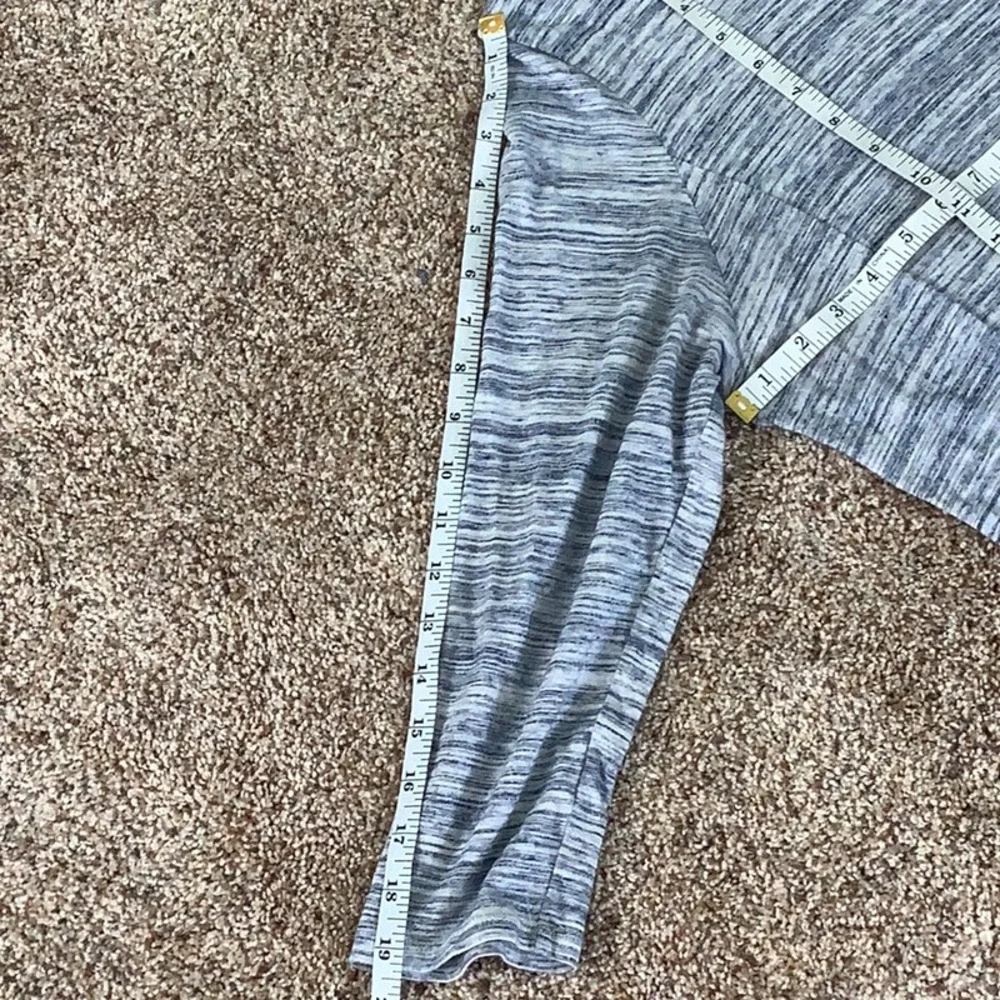 Liz Claiborne Weekend blue/white stripe scoop neck, 3/4 sleeve top Size XL - Picture 7 of 10